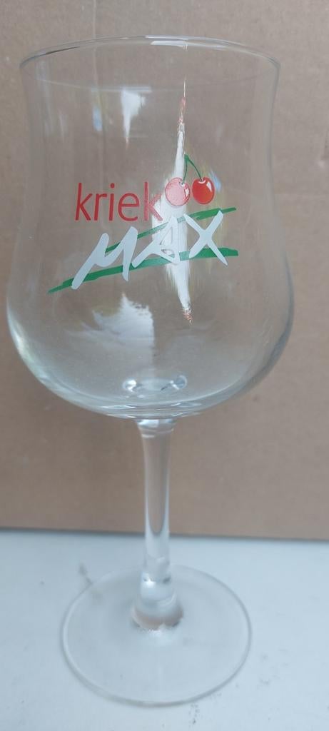 glas kriek max, Verzamelen, Ophalen of Verzenden, Zo goed als nieuw