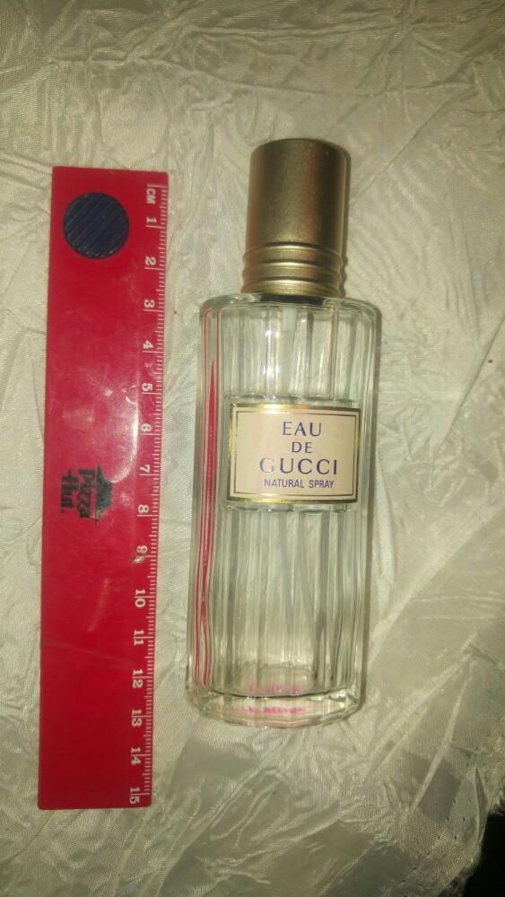 Vintage Flacon vide lege eau toilette parfum Gucci 50 ml, Enlèvement ou Envoi, Utilisé