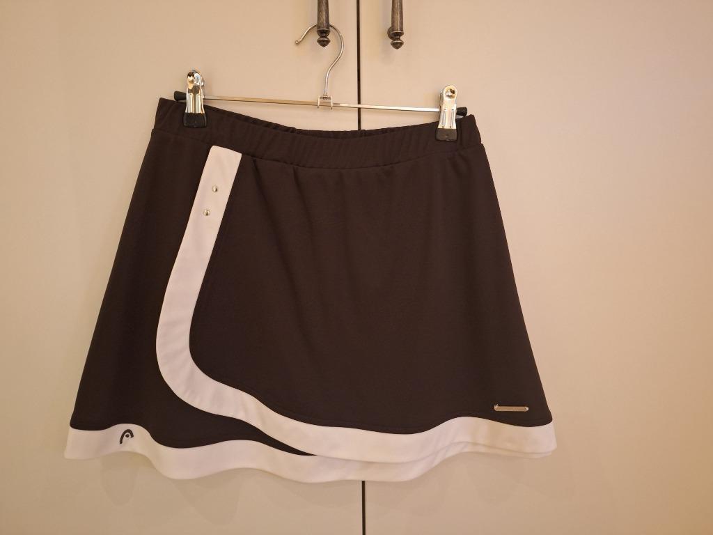 Tenniskleding, rokje, Head, maat 40, bruin en wit, Maat 38/40 (M), Head, Bruin, Ophalen of Verzenden