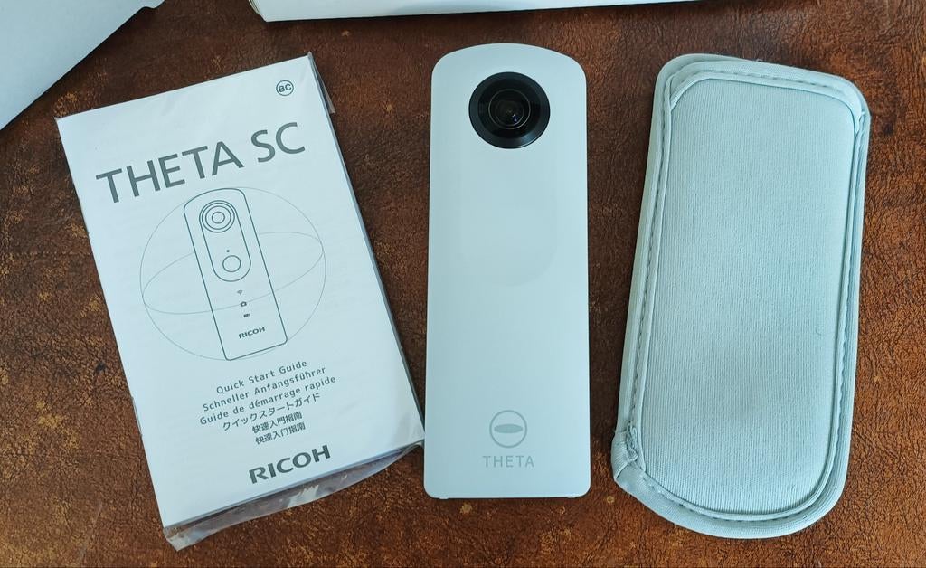 Ricoh Theta SC white 360 graden camera, Ophalen of Verzenden, Zo goed als nieuw, Overige merken