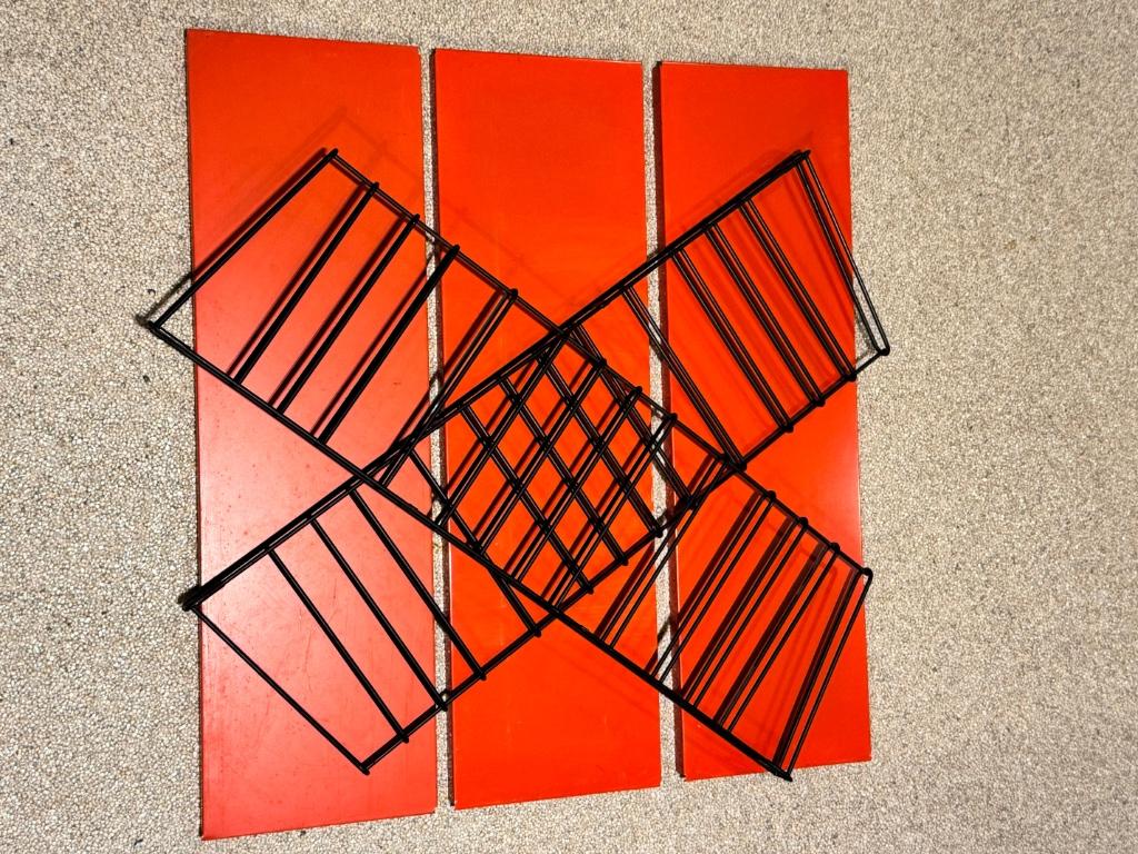 Tomado wandrek oranje vintage, Ophalen of Verzenden