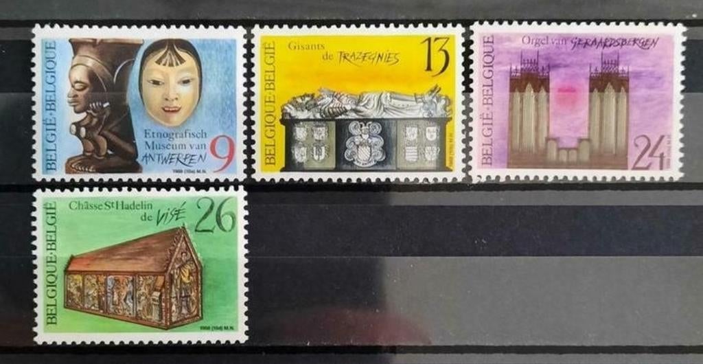 Belgique : COB 2298/01 ** Patrimoine culturel 1988., Sans timbre, Neuf, Enlèvement ou Envoi, Non oblitéré