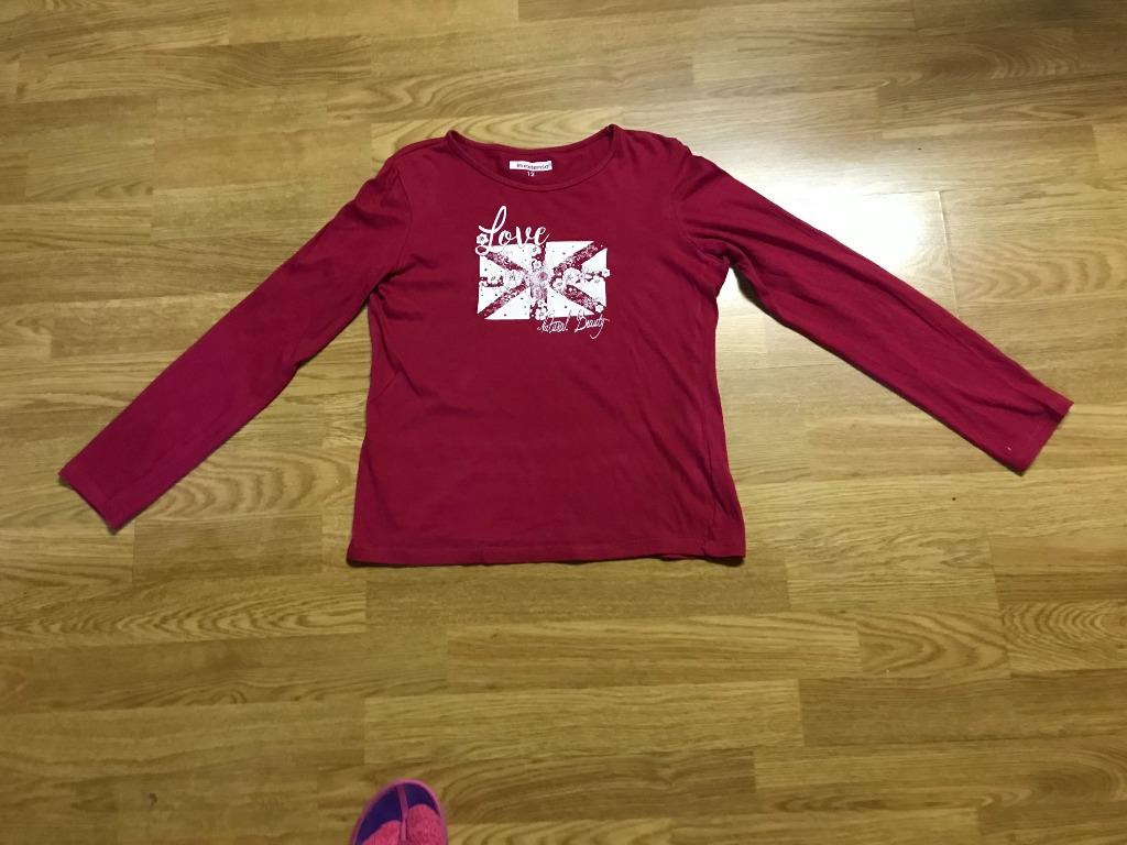 Leuke t- shirt lange mouwen meisjes 12 jaar, Kinderen en Baby's, Gebruikt, Inextenso, Shirt of Longsleeve, Verzenden