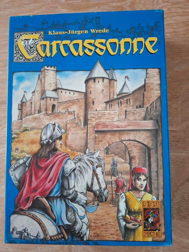 Carcassonne basisspel - 999 games, Verzenden, Zo goed als nieuw