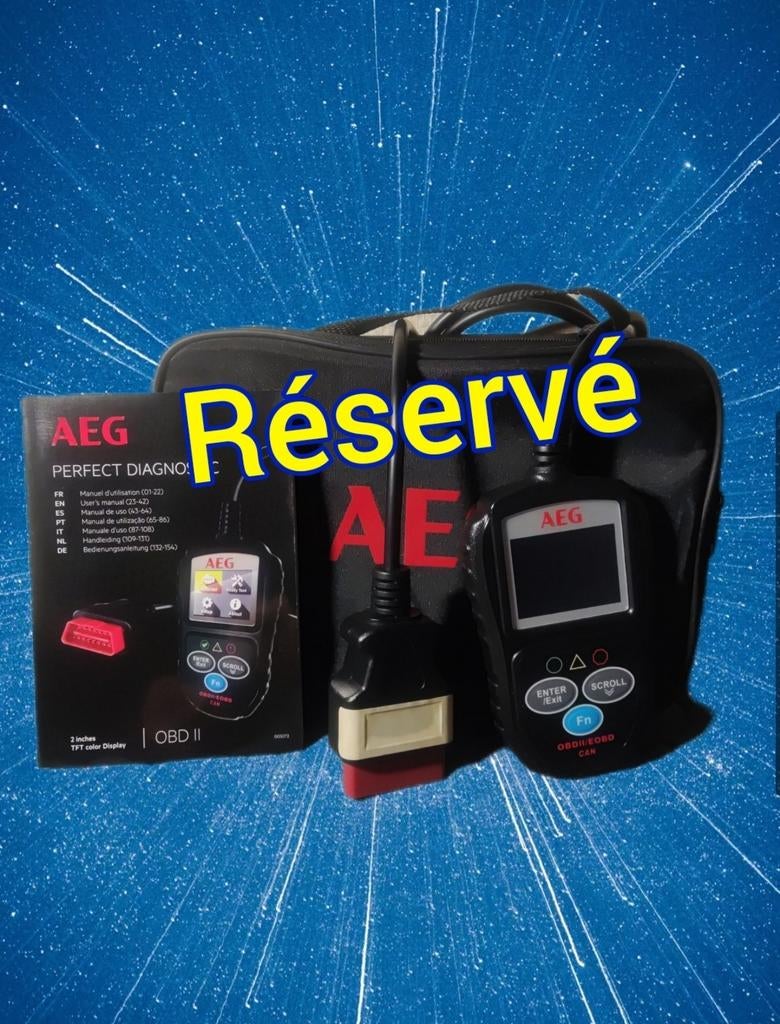 🚗 Valise Diagnostique AEG - ref. 005072 🚗, Ophalen, Zo goed als nieuw