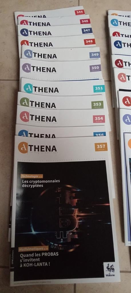 ATHENA Magazine - 20 Magazines scientifiques - informatique, Enlèvement ou Envoi, Comme neuf