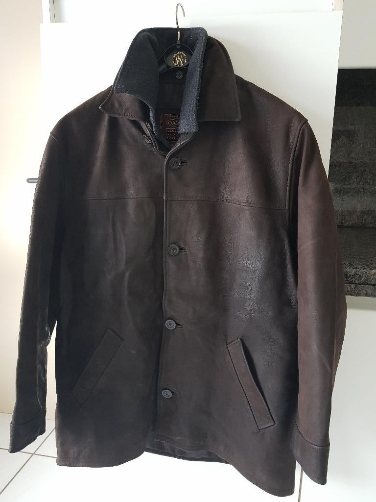 Warme winterjas in daim maat medium, Kleding | Heren, Oakwood, Bruin, Maat 48/50 (M), Ophalen of Verzenden