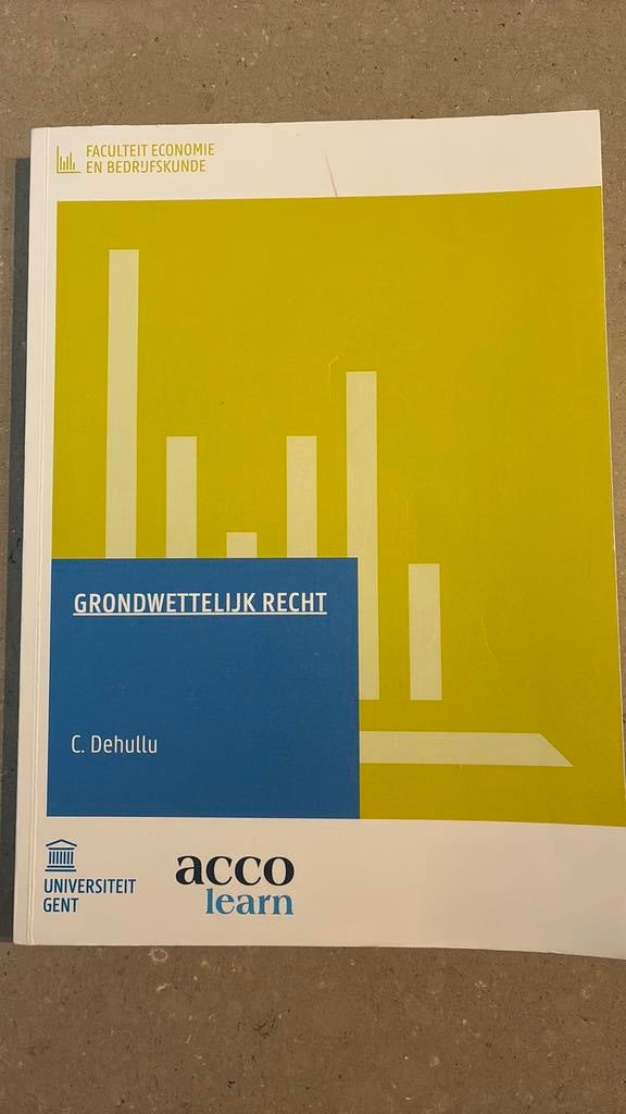 Catharina Dehullu - Grondwettelijk recht, Boeken, Ophalen of Verzenden, Catharina Dehullu