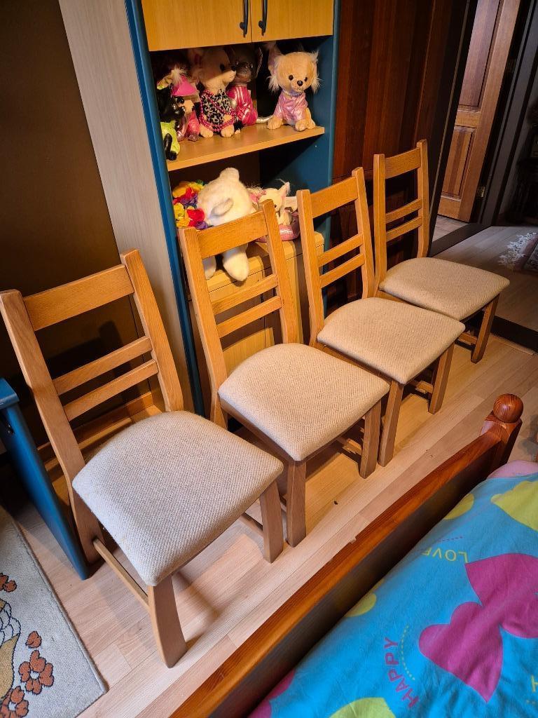 Stoelen, Bois, Brun, Enlèvement, Massief
