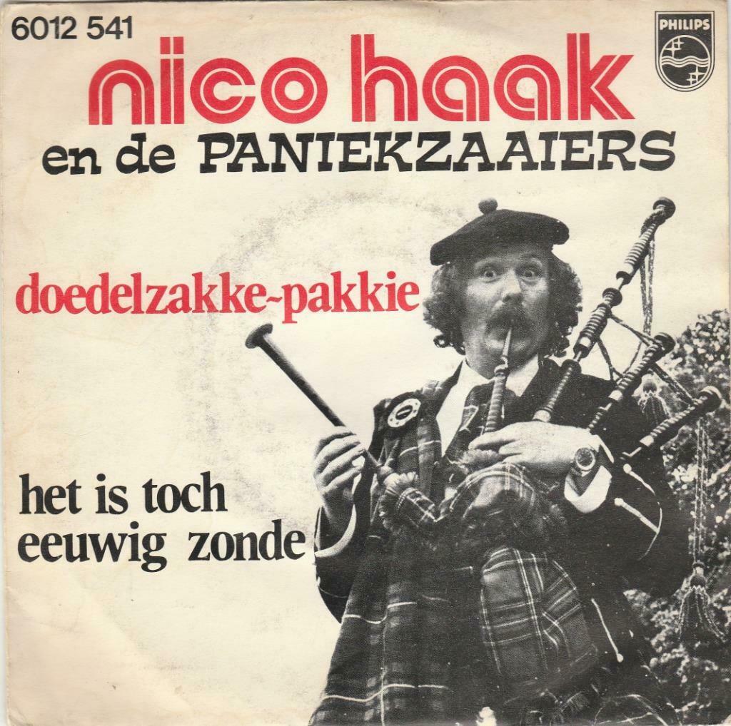 45T: Nico Haak & Paniekzaaiers: Doedelzakke-pakkie, Ophalen of Verzenden, Overige formaten