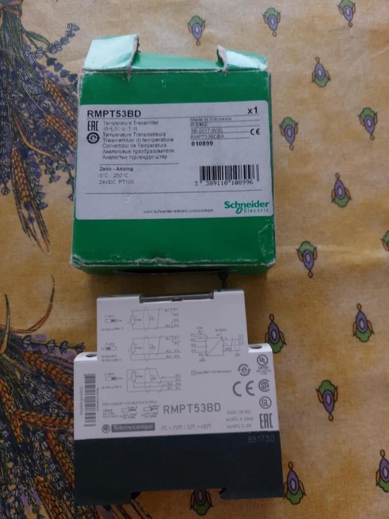 Tempsensor Jumo Pt100 + temp-omvormer Schneider, Ophalen of Verzenden, Nieuw