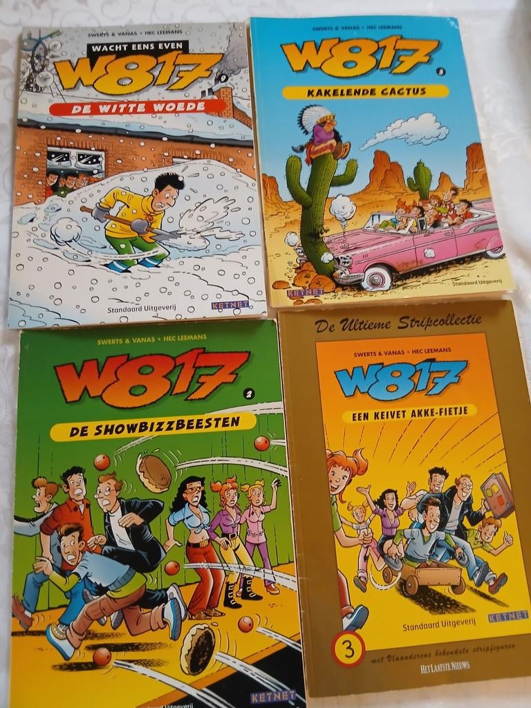 4 strips , W817, Boeken, Ophalen