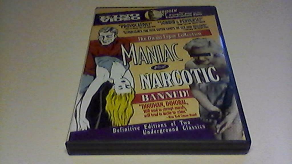 Maniac 1933 en Narcotic 1934 / dvd, À partir de 9 ans, Enlèvement ou Envoi, 1940 à 1960, Drame