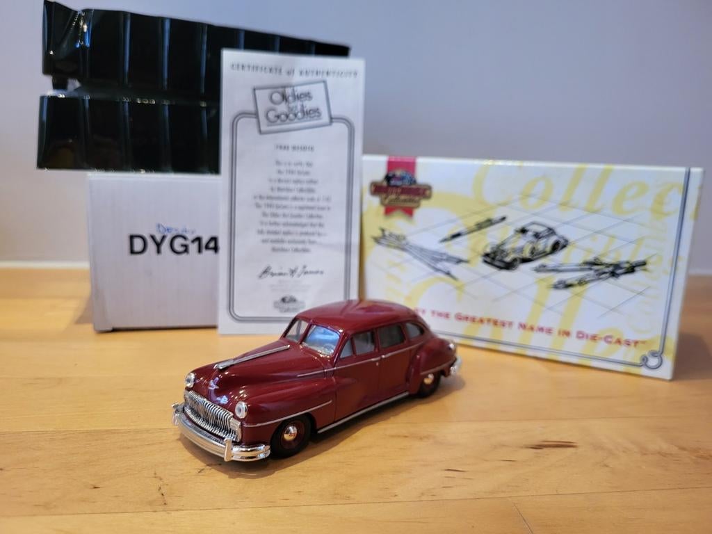 Dinky Matchbox 1948 Desoto DYG14-M, Ophalen of Verzenden, Zo goed als nieuw, Auto, Dinky Toys