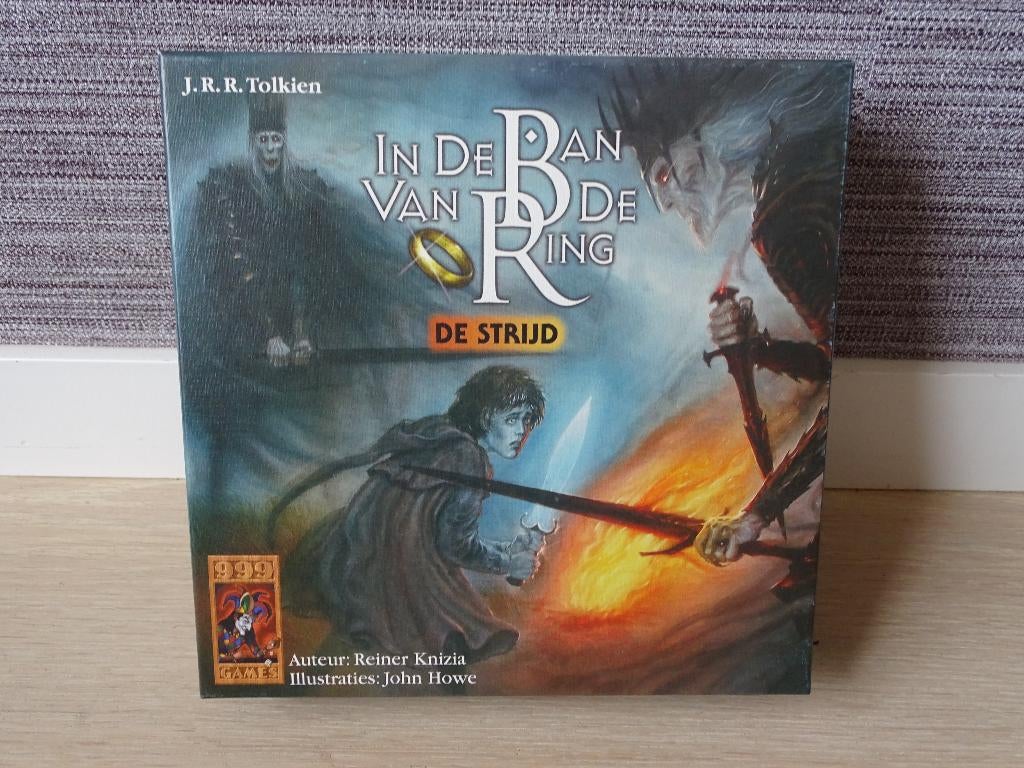 Lord of the rings: in de ban van de ring- de strijd bordspel, Een of twee spelers, Ophalen of Verzenden, Zo goed als nieuw, 999 Games