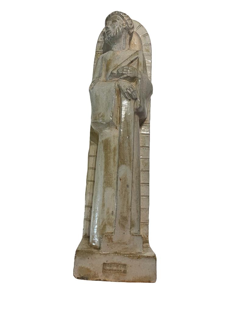 Grande statue religieuse Saint Thomas Guérin Bouffioulx - 66, Enlèvement