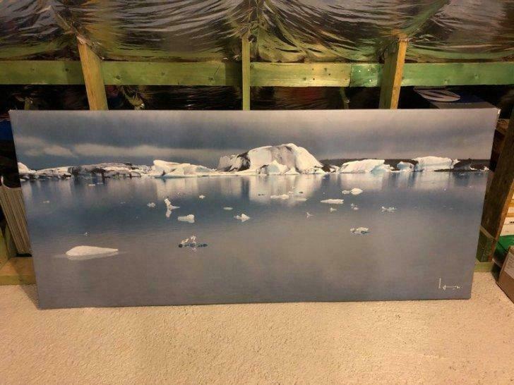 Canvas Ikea 90 x 200 cm., Ophalen, Gebruikt