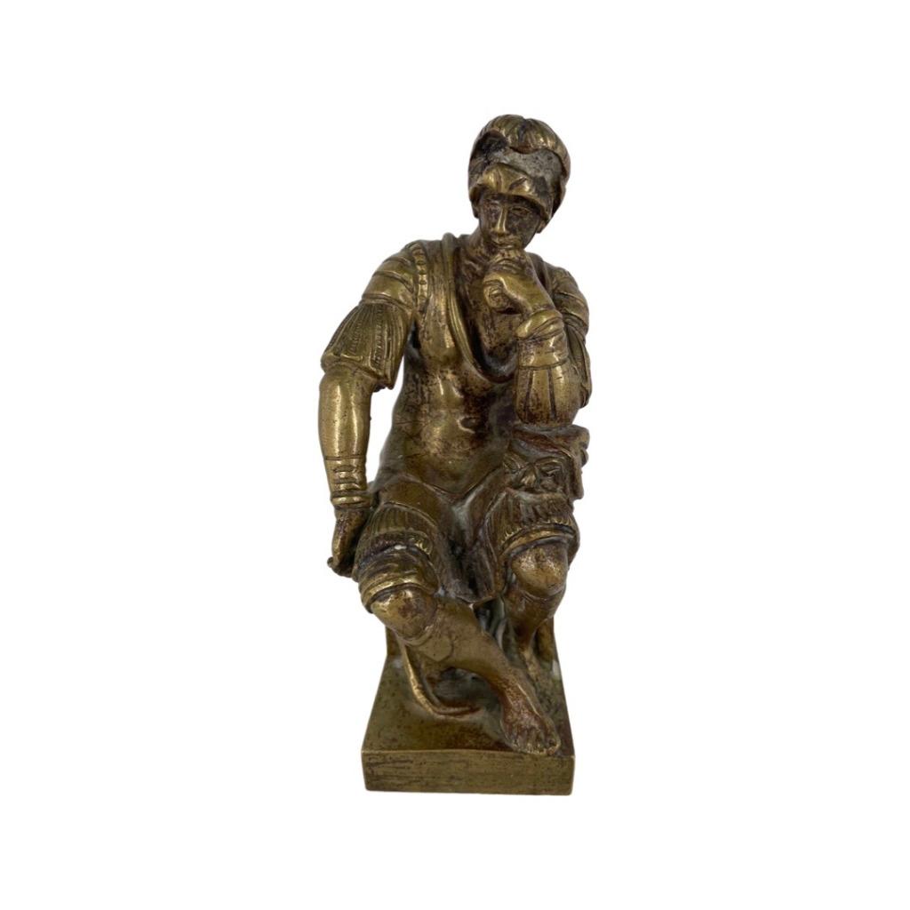 Bronzen Laurent de Medicis naar Michelangelo 19e eeuw, Ophalen of Verzenden, Brons