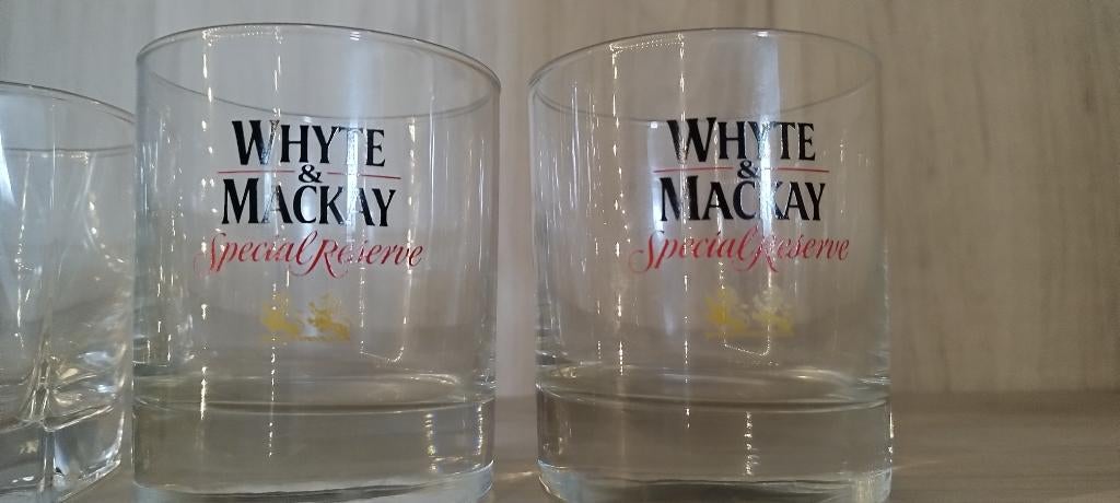 4 whiskyglazen, Ophalen, Zo goed als nieuw, Borrel- of Shotglas