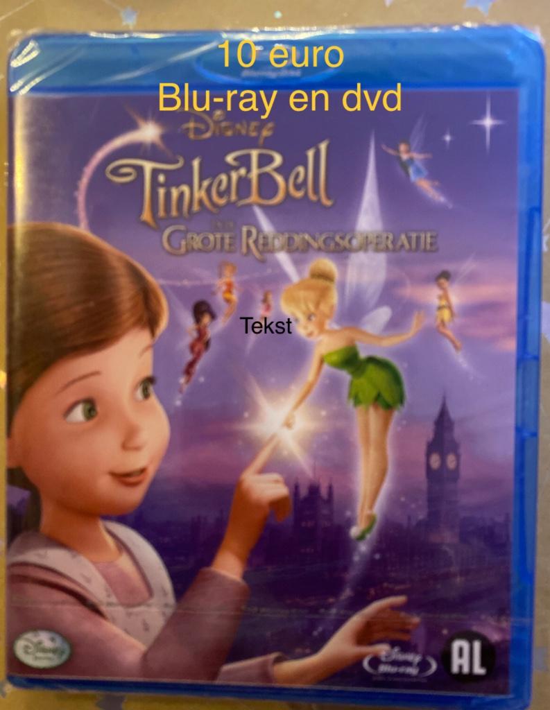 Disney blu ray dvd tinkerbell, Collections, Disney, Enlèvement ou Envoi, Autres personnages, Neuf, Autres types