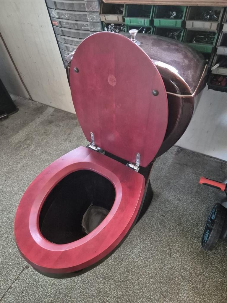 Retro wc, Doe-het-zelf en Bouw, Ophalen, Gebruikt, Toilet