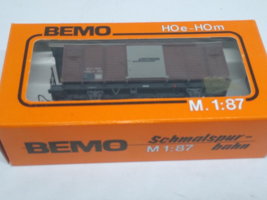 Bemo H0e 2283 116 RhB gesloten goederenwagen Gbk-v 5606, Hobby en Vrije tijd, Modeltreinen | H0, Overige merken, Gelijkstroom