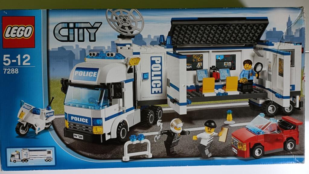 Lego City 7288 Politievrachtwagen mobiele post, Enlèvement ou Envoi, Comme neuf, Ensemble complet, Lego