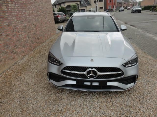 mercedes c 300e AMG line Break, Auto's, Automaat, Achterwielaandrijving, 4 cilinders, Leder en Stof