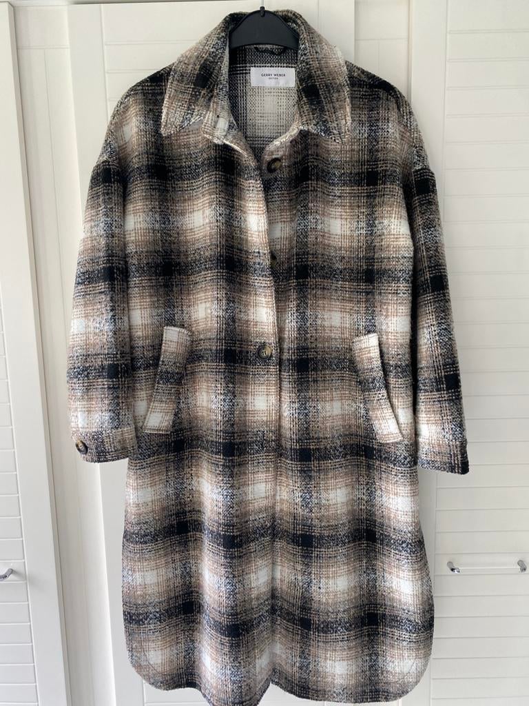 Geruite jas Gerry Weber maat 36, Bruin, Ophalen of Verzenden, Zo goed als nieuw, Gerry Weber