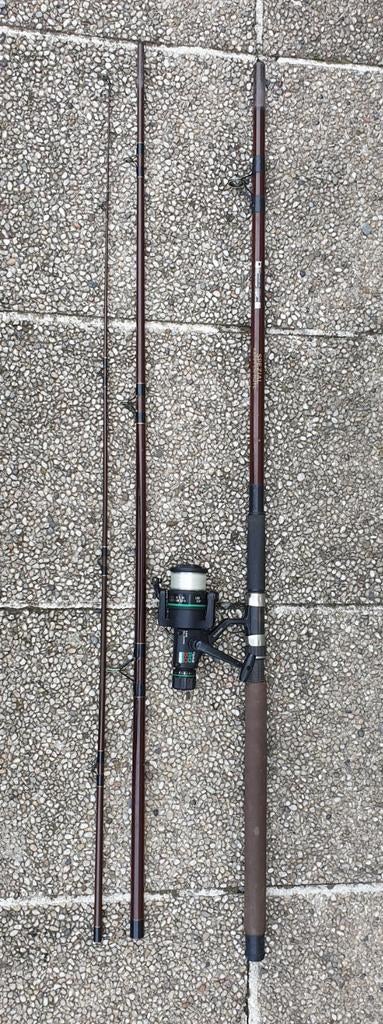 Silstar Carbon 3520-360 zonder DAM Quick RD50 molen, Enlèvement, Comme neuf, Canne à lancer