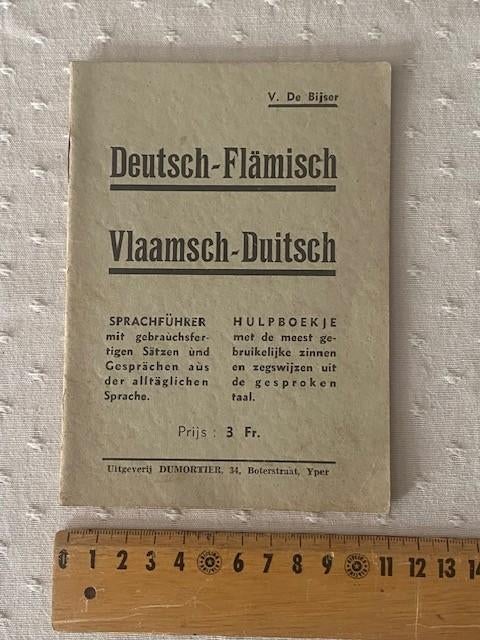 Deutsch-Flämisch hulpboekje uit WO II ( V. De Bijser ), Boeken, Taal | Duits, Ophalen of Verzenden