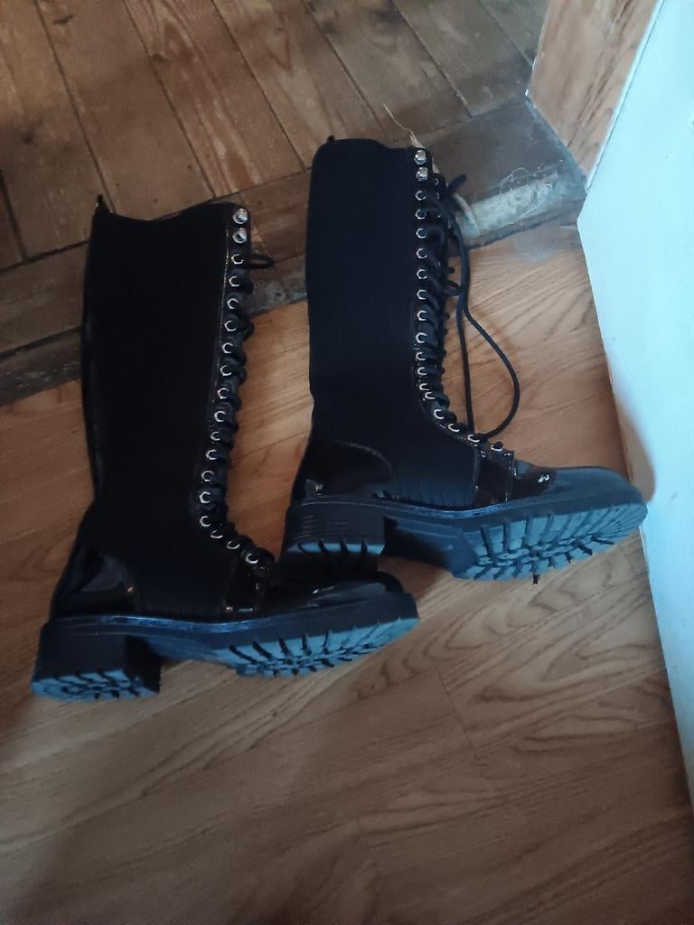 Bottes hiver 38, Enlèvement ou Envoi, Porté, Bottes hautes, Noir