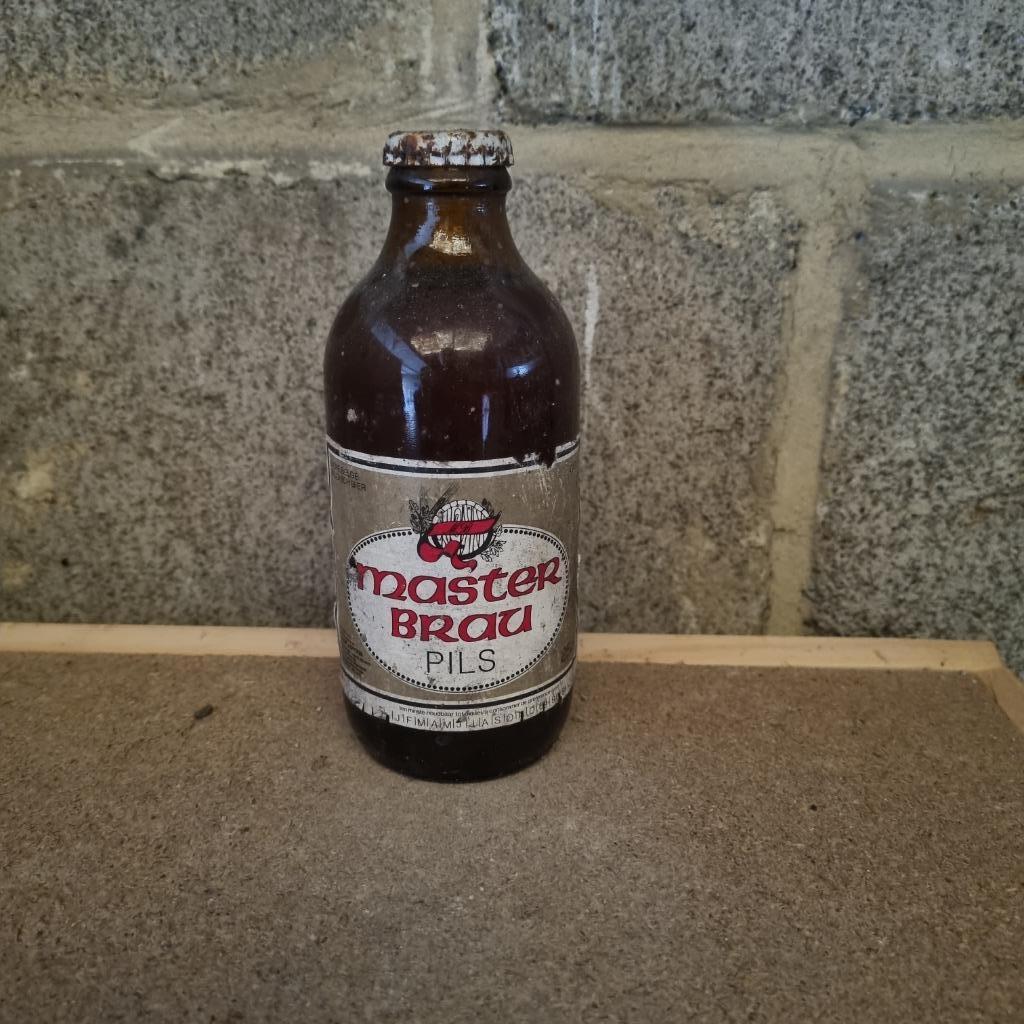 Bouteille de bière Master Brau Pils (modèle 1), Enlèvement ou Envoi, Utilisé, Bouteille(s), Autres marques