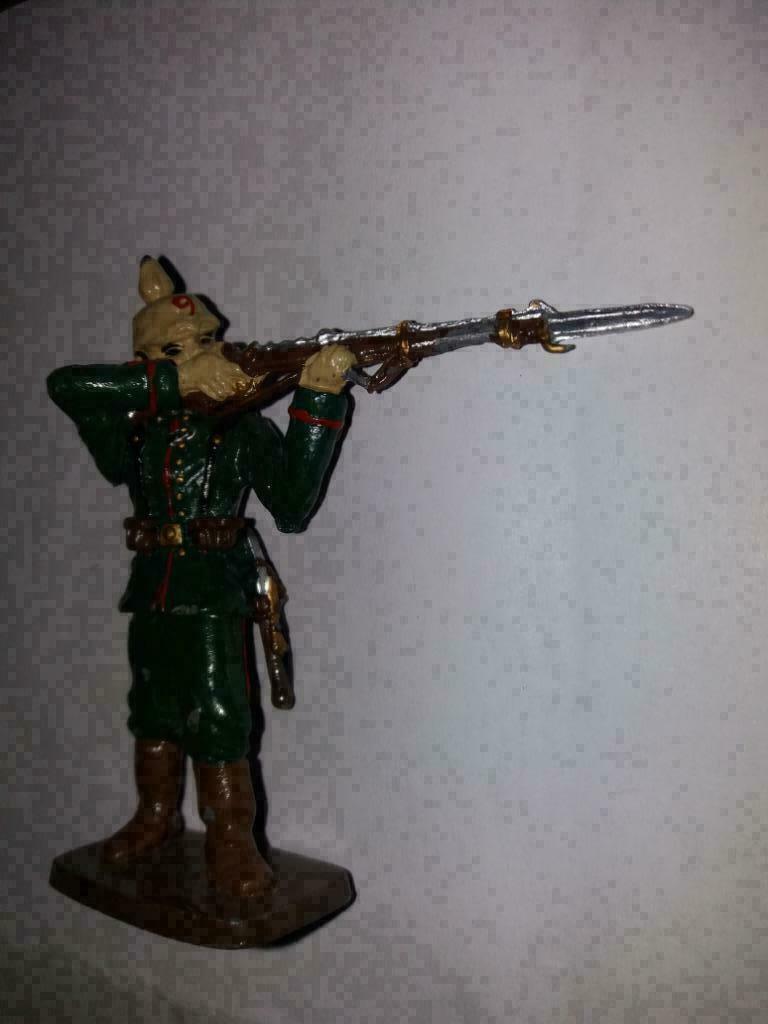 SOLDAT DE PLOMB: FANTASSIN ALLEMAND 1914-18 +FASCICULE, Enlèvement