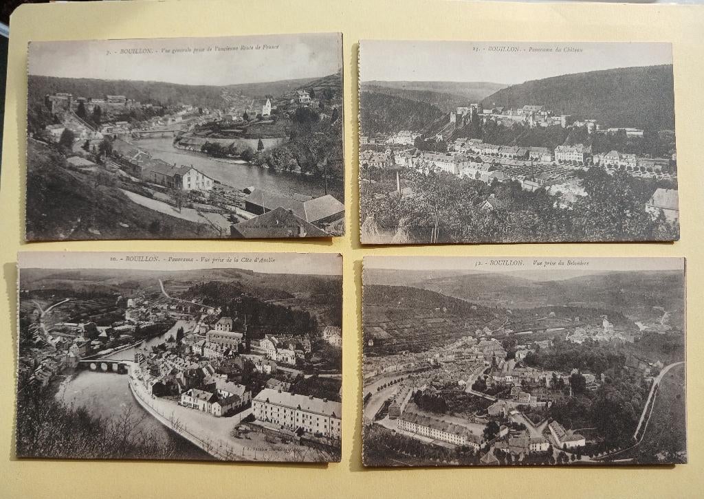 Set oude ansichtkaarten, Ophalen of Verzenden, 1940 tot 1960, Ongelopen, Luxemburg