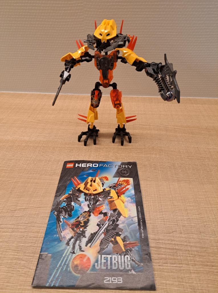 Lego 2193: hero factory “Jetbug”, zgan,100% compleet, Enlèvement ou Envoi, Comme neuf, Ensemble complet, Lego