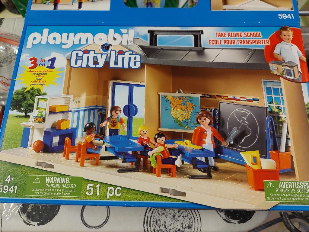 Playmobil 5941 school te koop., Kinderen en Baby's, Ophalen of Verzenden, Gebruikt, Complete set