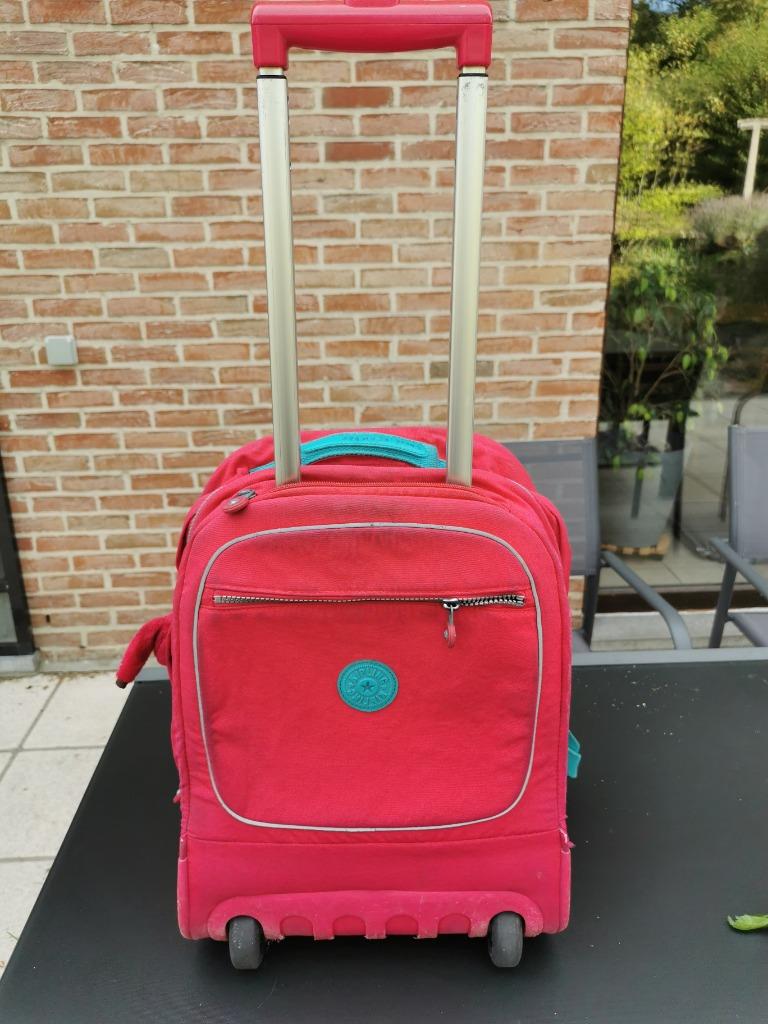 Cartable Kipling à roulettes, 40 à 50 cm, Rose, 30 à 40 cm, Enlèvement
