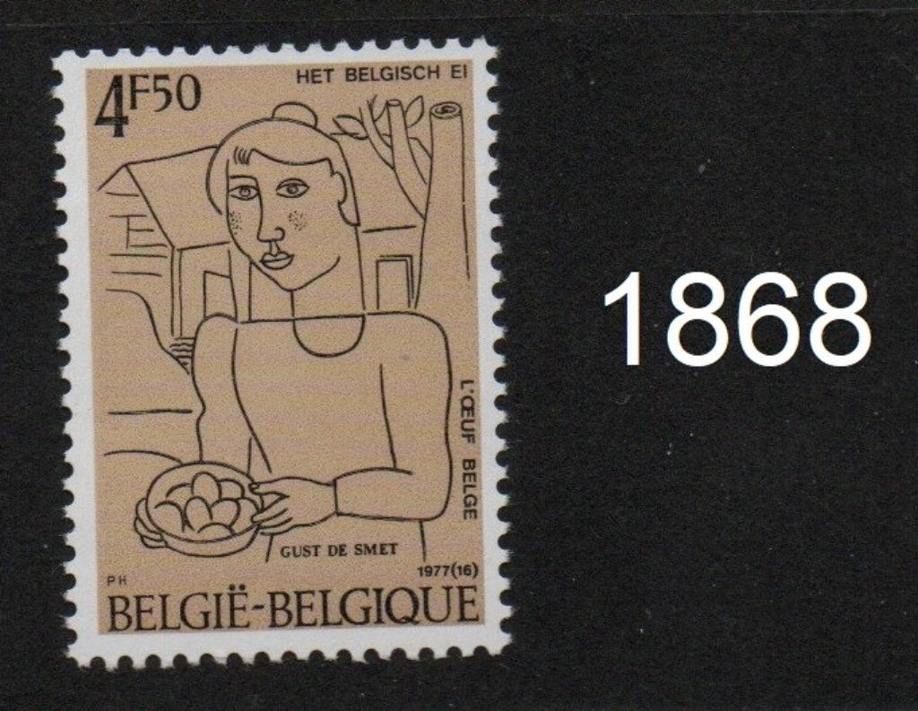 Timbre neuf ** Belgique N 1868, Enlèvement ou Envoi, Non oblitéré, Neuf
