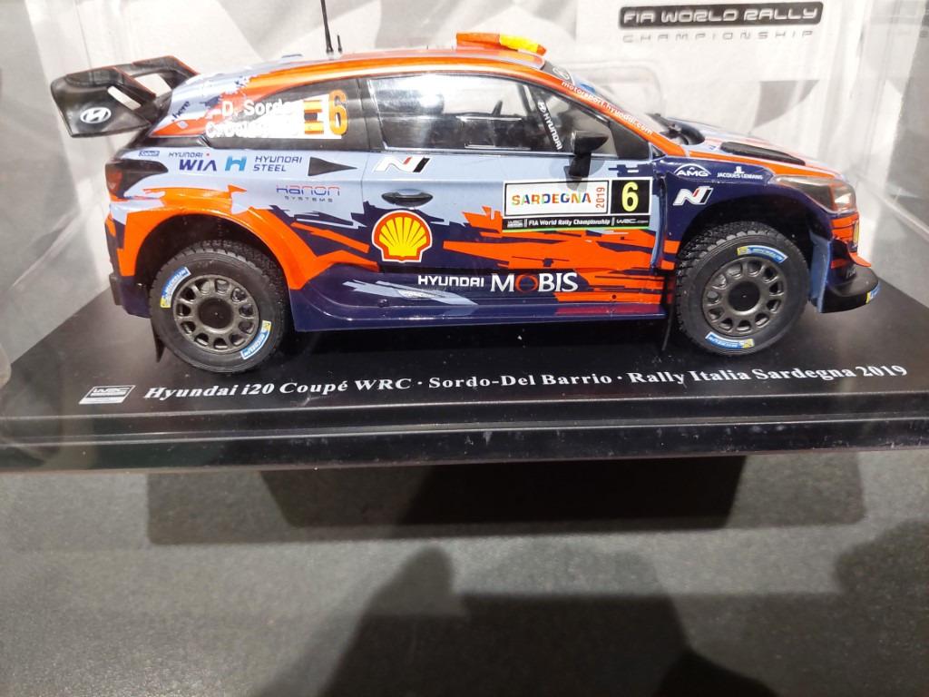 1/24è - rallye - Hyundai i20 - Sordo Sardaigne 2019, Ophalen of Verzenden, Zo goed als nieuw