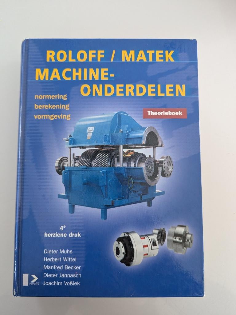 Roloff/Matek machine-onderdelen, Boeken, Schoolboeken, Zo goed als nieuw, Overige vakken, Overige niveaus, Ophalen of Verzenden