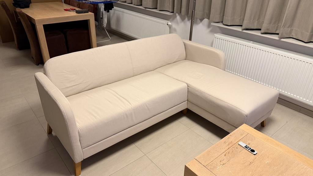 Ikea zetel 3-zit met long chair, 150 à 200 cm, Enlèvement, Tissus, Neuf
