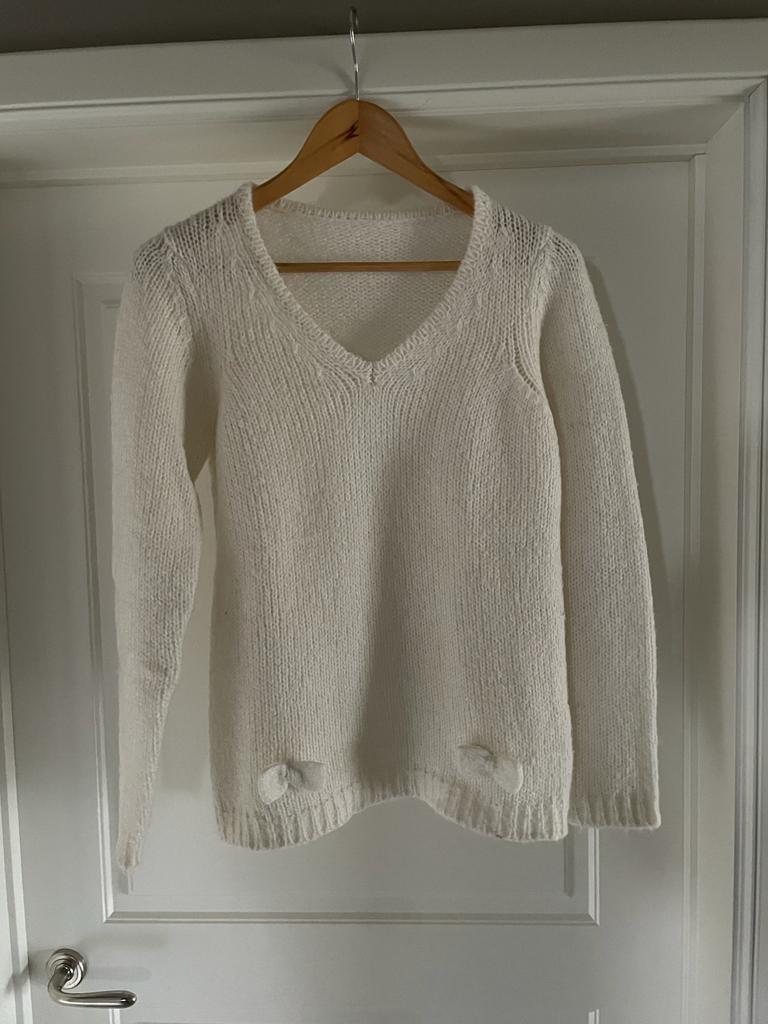 Ecru pull Made in Italy maat 38, Ophalen of Verzenden, Zo goed als nieuw, Maat 38/40 (M)