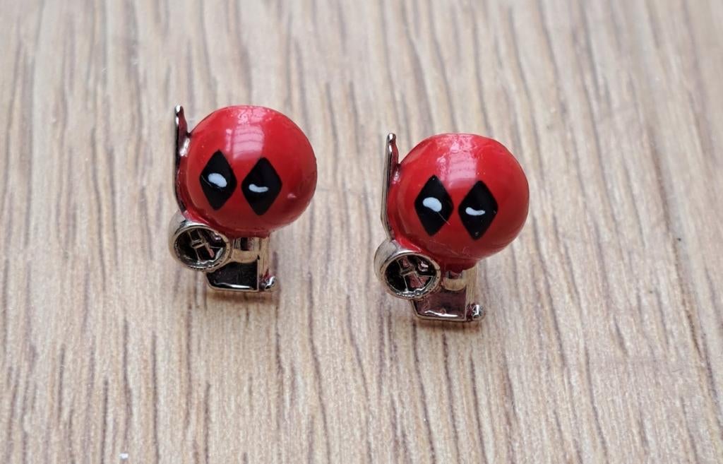 Boucles d'oreilles Spiderman, Bijoux, Sacs & Beauté, Enlèvement ou Envoi, Neuf, Rouge, Puces ou Clous