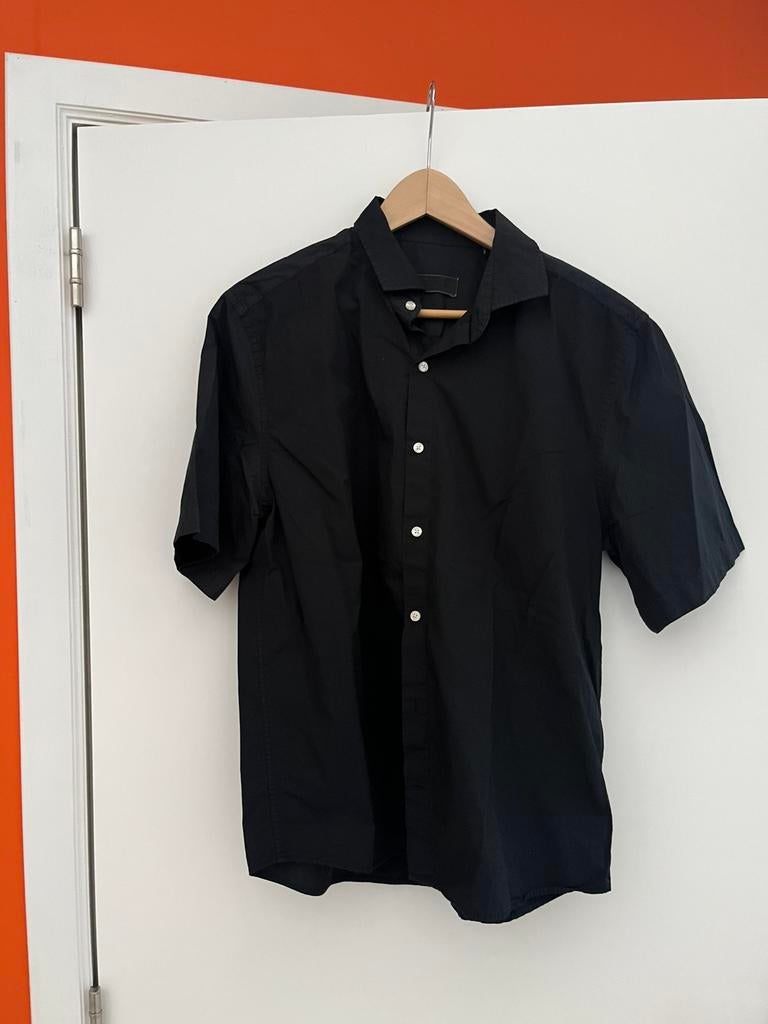 Jack en Jones hemd maat M zwart, Ophalen of Verzenden, Zo goed als nieuw, Zwart