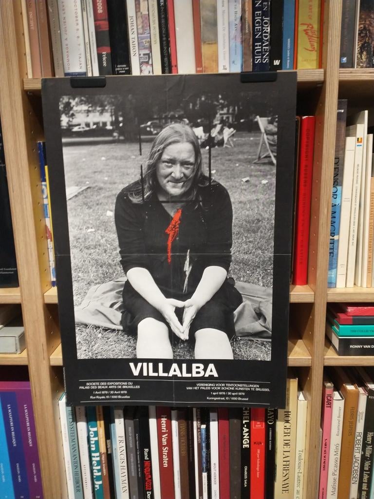 Dario Villalba 1976 affiche, Ophalen of Verzenden, Gebruikt