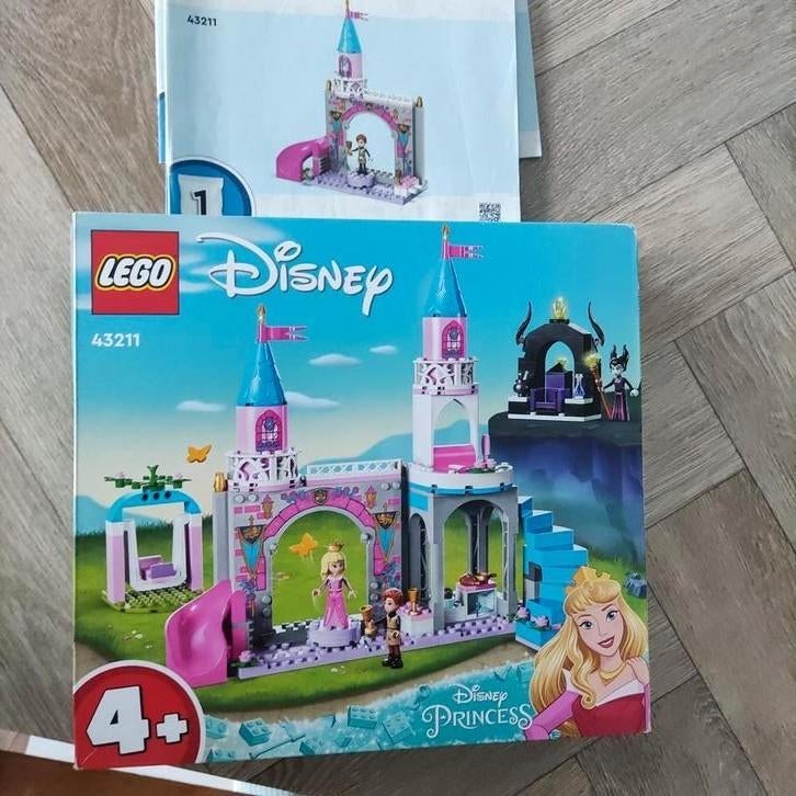 Lego Disney 43211 Château d'Aurore 4+, Comme neuf, Ensemble complet, Lego