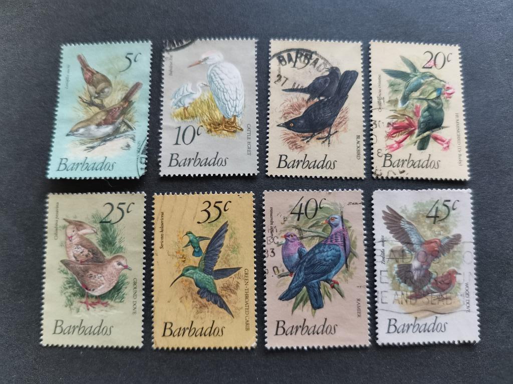 Barbados 1979/82 - vogels, Ophalen of Verzenden, Gestempeld, Midden-Amerika