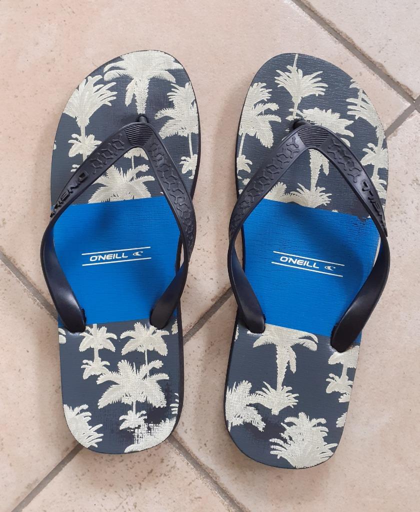 teenslippers mt 43, Kleding | Heren, Schoenen, Blauw, O'Neill, Zo goed als nieuw, Ophalen
