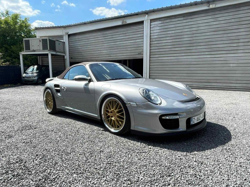 Porsche 997 turbo cab pièce unique 700 cv, Autos, Porsche, Argent ou Gris, Achat, USB, Cabriolet